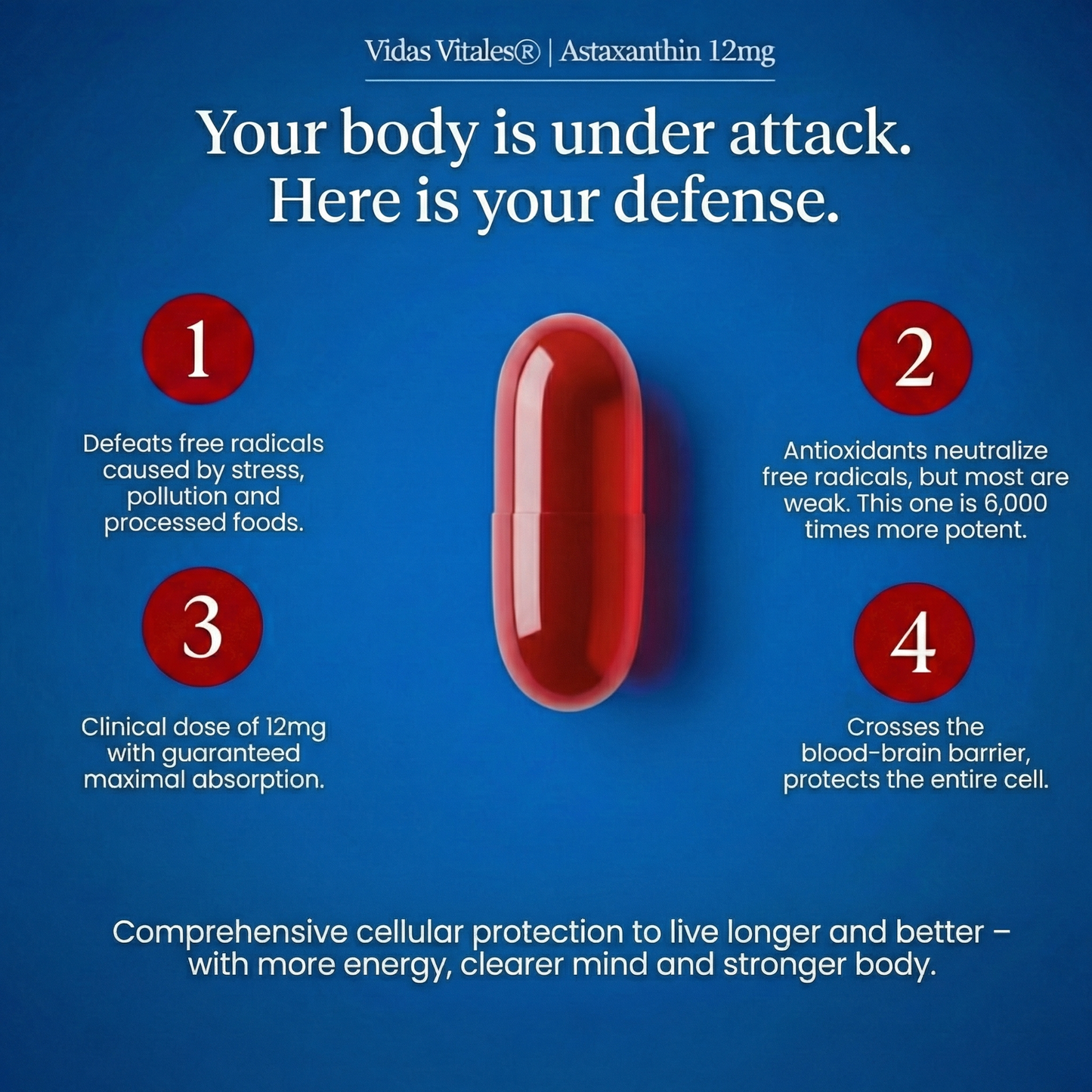 Astaxanthin (12mg) 120 Capsules