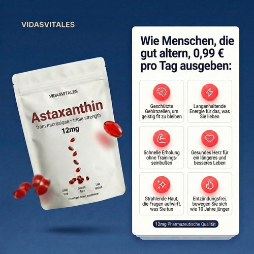 Astaxanthin - Fühlen Sie Sich Jünger Und Sehen Jünger Aus in 30 Tagen Oder Geld Zurück.